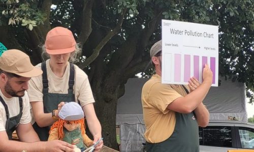 Lyra looks at a water pollution chart